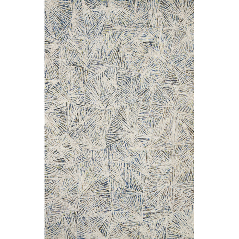 Maximillian Wool Geometric Indoor Rug, Rectangle 5' x 7'6"