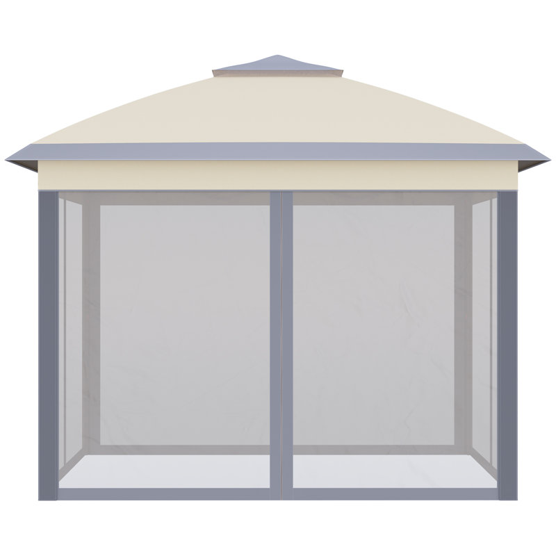 Easy Setup Steel Pop-up Canopy With Netting For Outdoor Parties, Garden Shade, And Patio Relaxation