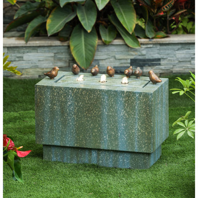 Fontaine de jardin d'extérieur Gracie Oaks