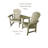 Kleinman 2-Chair Dining Table Settee-1351565751