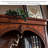Retro Cherry Wood Solid Brown Bookcase