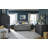 King Upholstered Panel Bed-1374792278