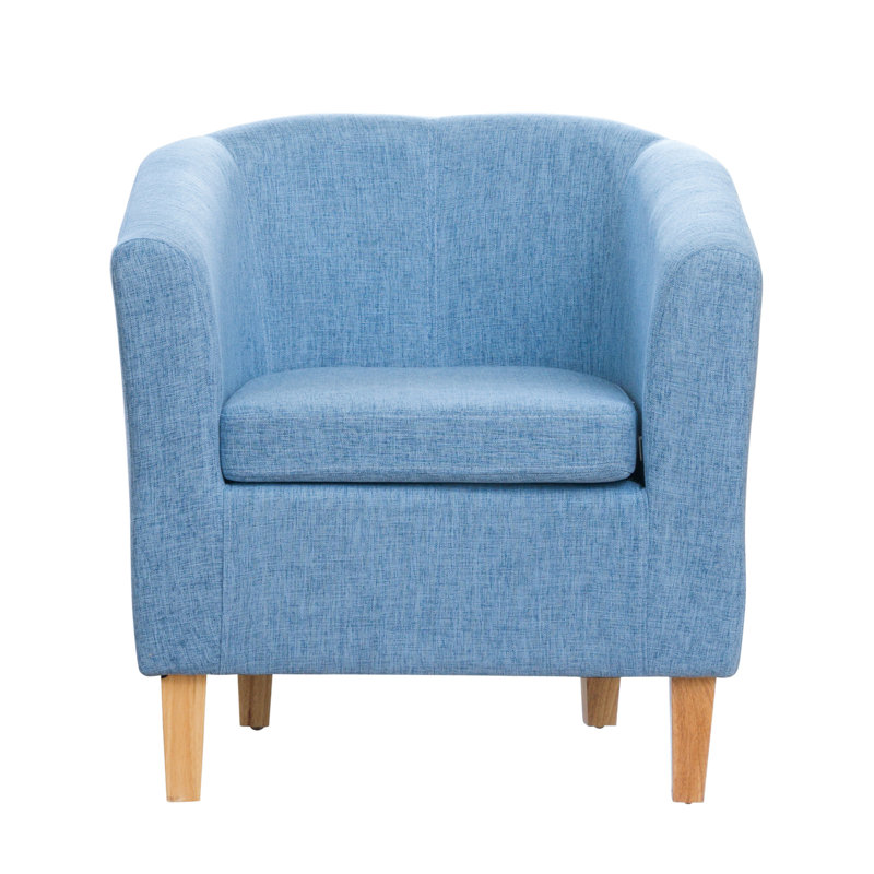 Viola Upholstered Accent Chair, Blue