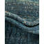 Tapis uni / rayé bleu océan Durah-348939994