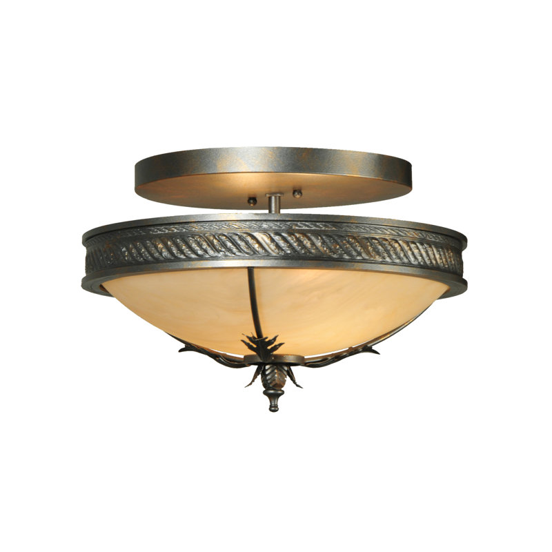 Hoja 2 - Light Semi Flush Mount