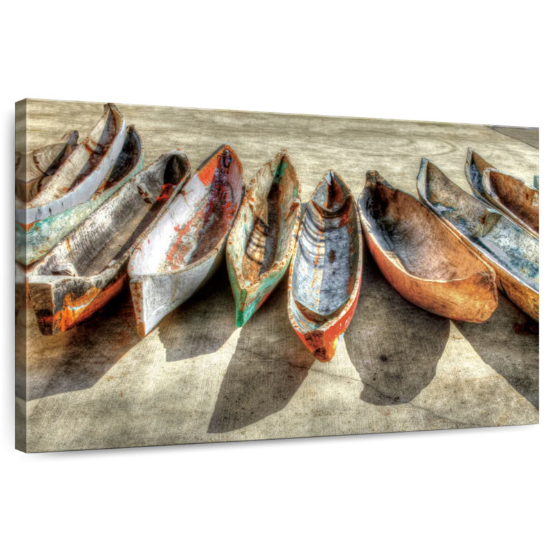 Mehar Canoes, 8" H x 12" W