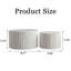Ensemble de 2 tables basses rondes en bois Nesting