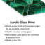 «Abstract Nature - Emerald Green» par Elisabeth Fredriksson - impression d'art graphique-248523260-248523261-248523262