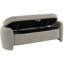 Kalevi 60" Boucle Storage Bench-78734948