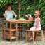 Table d'extérieur et parasol Martha