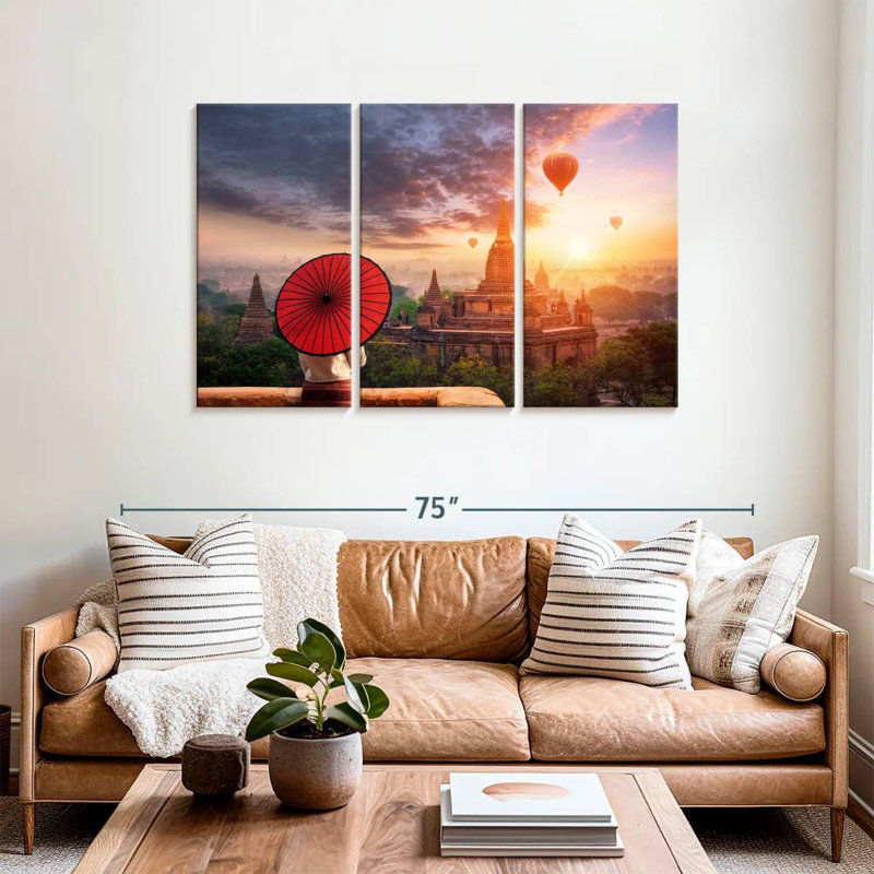 Lilie Bagan Balloon Season, 36" H x 57" W
