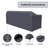 Caggiano Aluminum Patio Sofa Covers