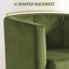 Fauteuil en velours revêtu de tonneau-1367609719