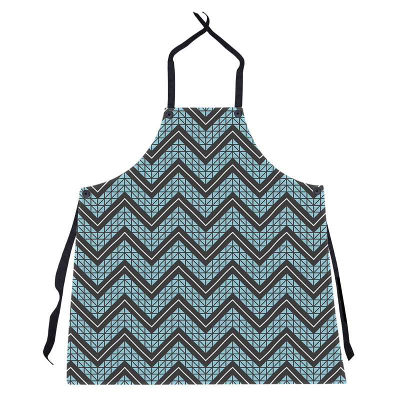 Stephenie Bib Apron, Dark Teal/Black