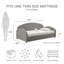 Lit de jour simple tapissier Moon-105340607