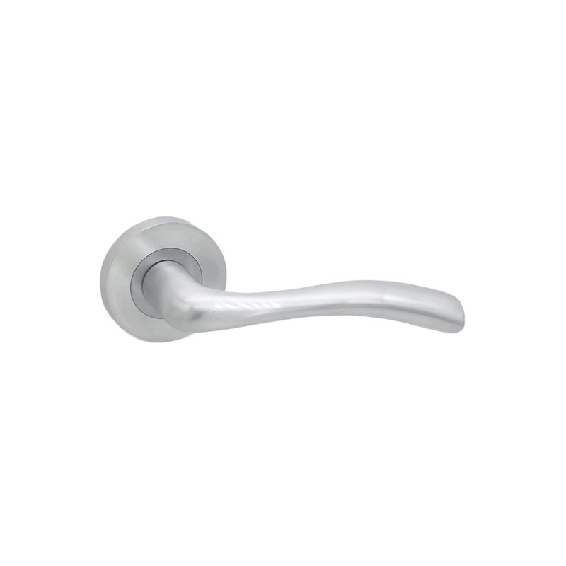 Zofie Lever Door Handle, Satin Chrome