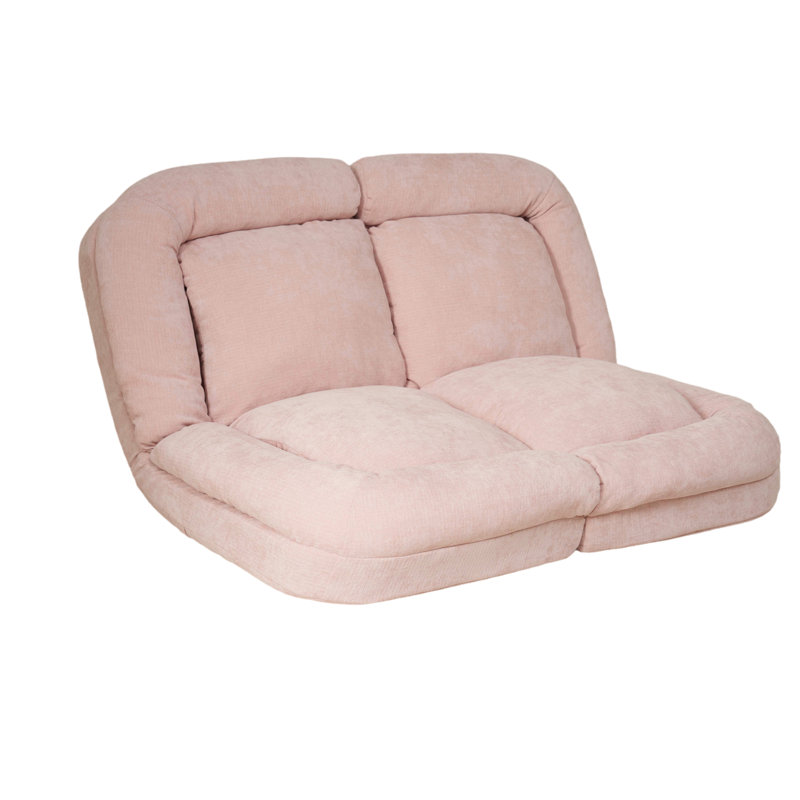 Canapé-lit double convertible pliable, rose, Rose