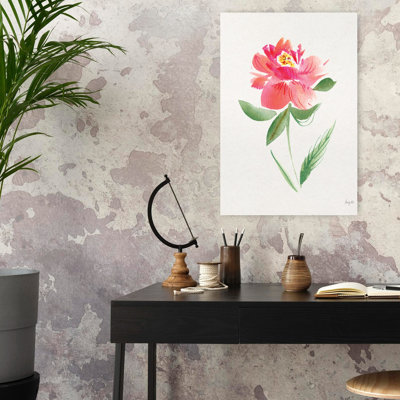 Art contemporain de jardin rose II