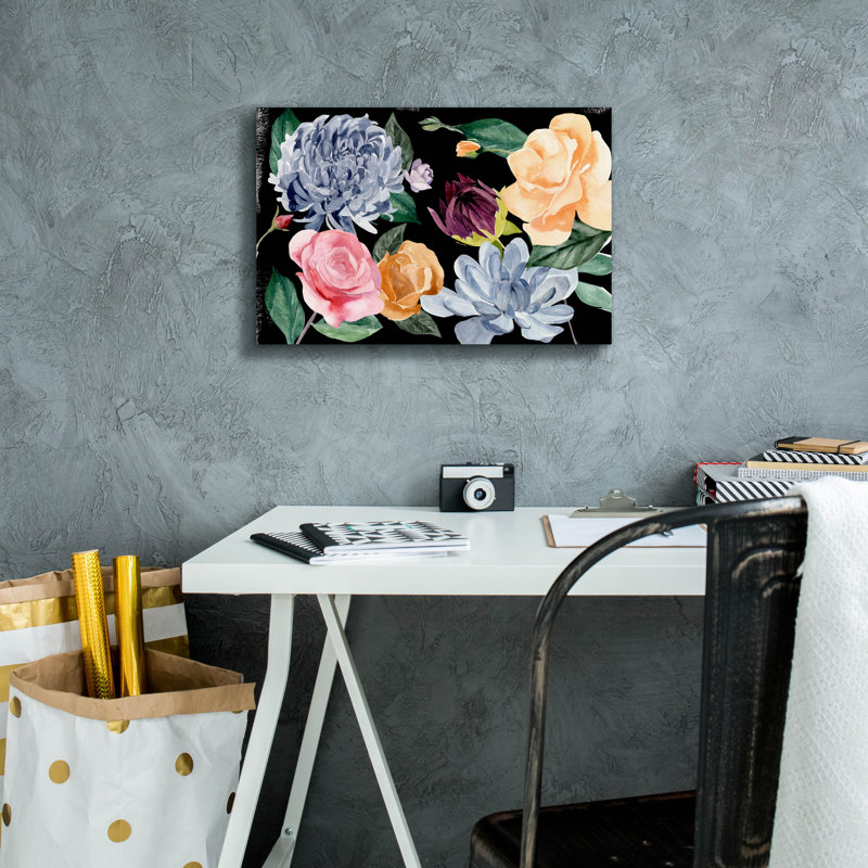  «Twilight Blossom Collection A» par Annie Warren, art mural sur toile, 18 po x 12 po, H 12 po x l 18 po