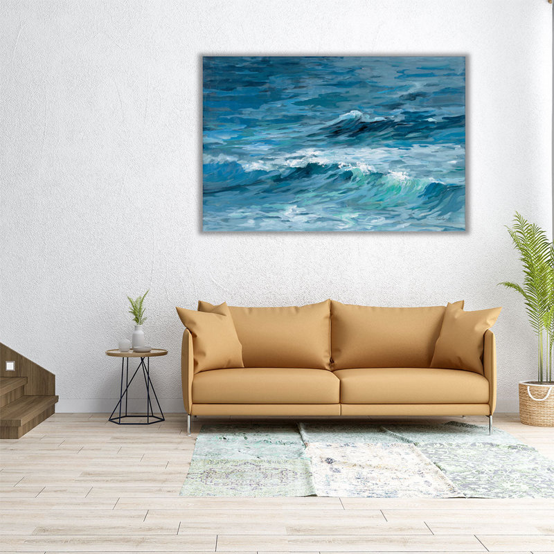 Deep Blue Sea - reproduction d'art sur toile, H 20 po x l 30 po