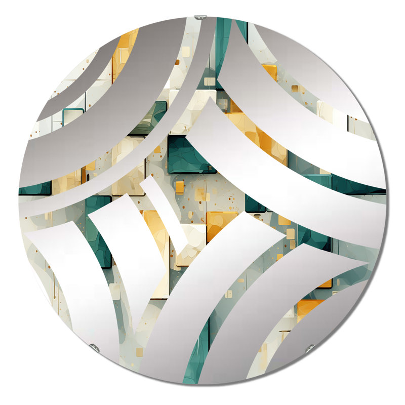 Miroir décoratif Garnik, 31,4 po x 31,4 po
