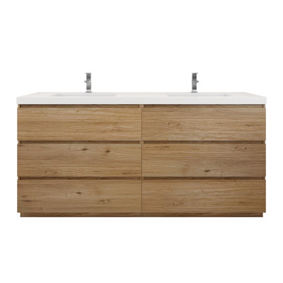 Ensemble de meuble-lavabo double 72 po Boularderie