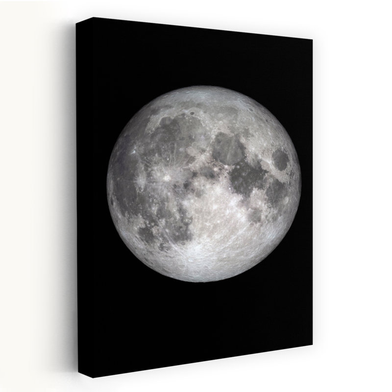 La lune, abstrait, paysage contemporain, art naturel, H 60 po x l 40 po