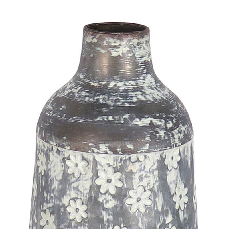 Vase de table en métal 16 po Kober