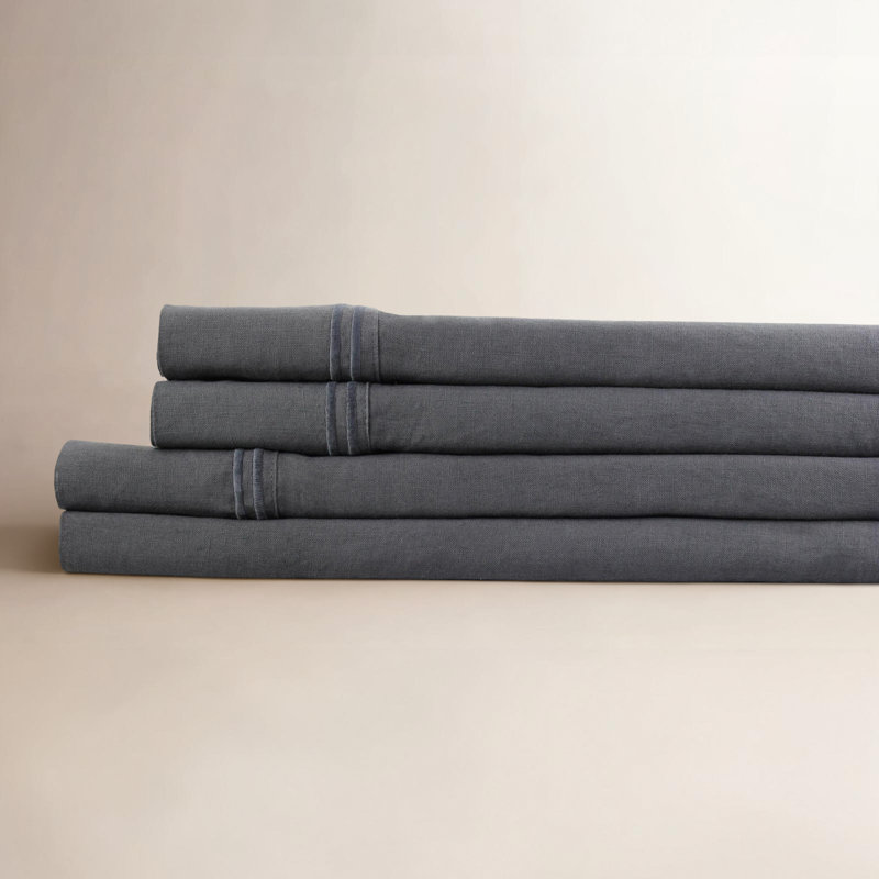 Benin 100% Linen Sheet Set, Queen