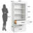 67.9'' H x 23.6'' W Standard Bookcase with 3 Drawers-835558670