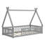 Tent-Shaped Floor Bed, Bed With Guardrails-906402961