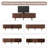 Chaddy  TV Stand With Drawers And Storage Shelves Designed . Wood Entertainment Center For Living Room And Bedroom, Media Console And Modern TV Console Table TV Stand-1142001189-1142001188