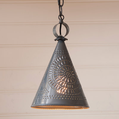 Luminaire suspendu 1 lumière à cône simple Wellbrock