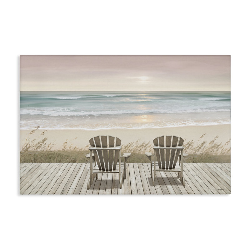 Regarder le pastel coucher de soleil sur toile, design par Amber Sterling, H 16 po x l 24 po