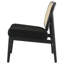 Chaise d'appoint avec siège rembourré