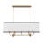 Mihaica 8-Light Dimmable Oval Linear Chandelier