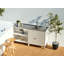 2 Piece Outdoor Kitchen Set with Sink VILAMA Metal White