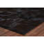 Natural Hide hand-tufted Leather Hide Black Area Rug-1460303038