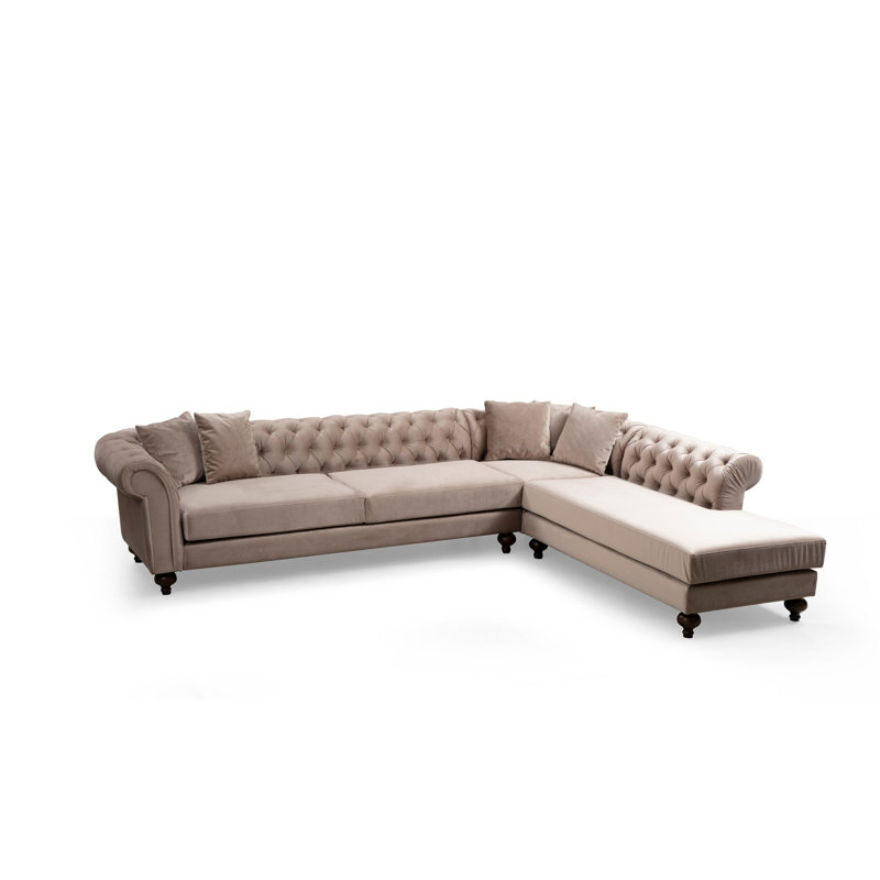 Canapé modulaire d'angle de 125,98 po, Face à la gauche