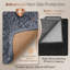 PLUSH Fluffy Shag Area Rug | Soft Gray Faux Fur Texture | Modern, Cozy & High-Pile-1808517033