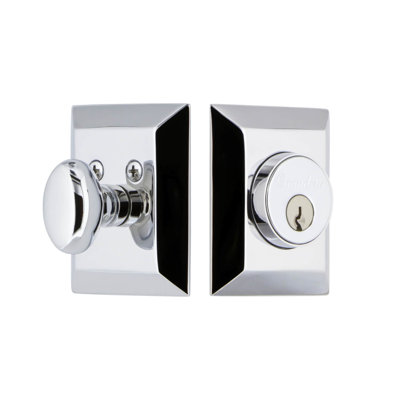 Grandeur Fifth Avenue Square Single Cylinder Deadbolt