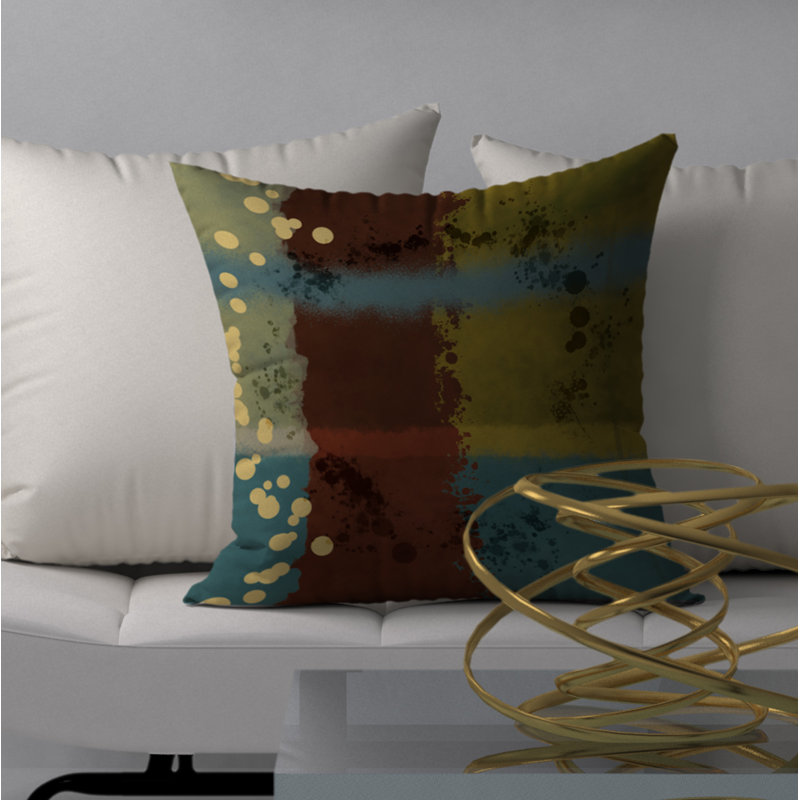 Reversible Throw Pillow, 18" x 18"