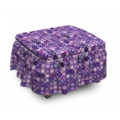 Box Cushion Ottoman Slipcover