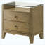 Table de chevet 2 tiroirs Natural Pine