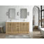 Ensemble de meuble-lavabo double 72 po Enrichetta-86878281