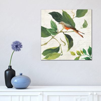 Singing Bird I 1 Piece Wrapped Canvas Painting