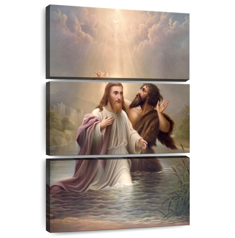 Adella Baptism Of Jesus, 50" H x 32" W