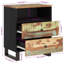 Opalo 50cm W Metal Bedside Table