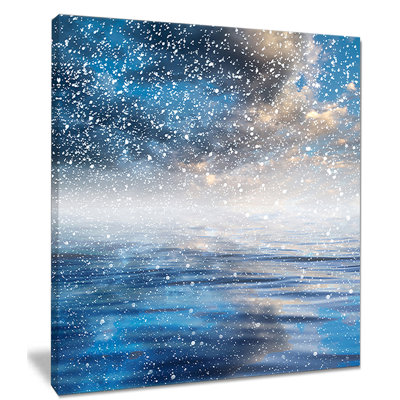 " Blue Sky Reflection In The Lake "