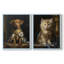 ANIMALS Series CXC - reproduction encadrée de qualité supérieure - prête à être accrochée - aucun clou requis - aucun clou requis-1957397926-1957397913